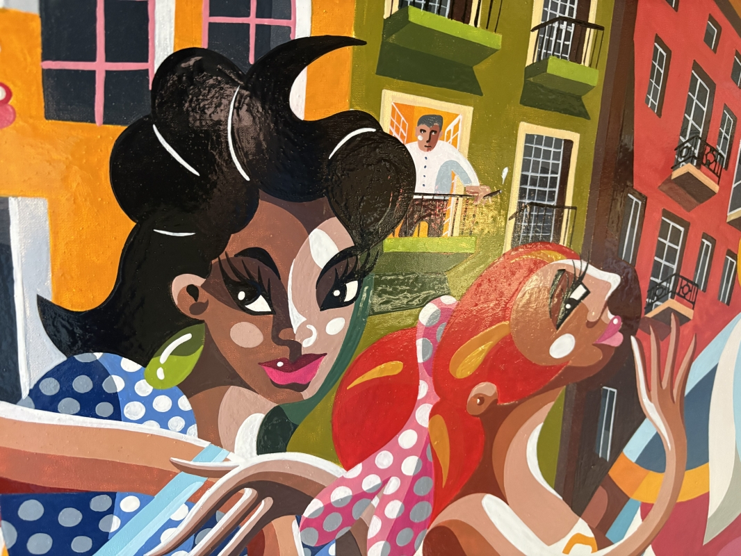 La balade de Kiki le chien / Alfredo Lopez © ADAGP